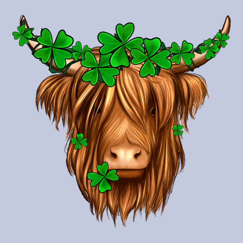 St. Patrick’s Day Long Hair Shaggy Cow Long Sleeve Tee by Jasminsmagicworld | Teevron