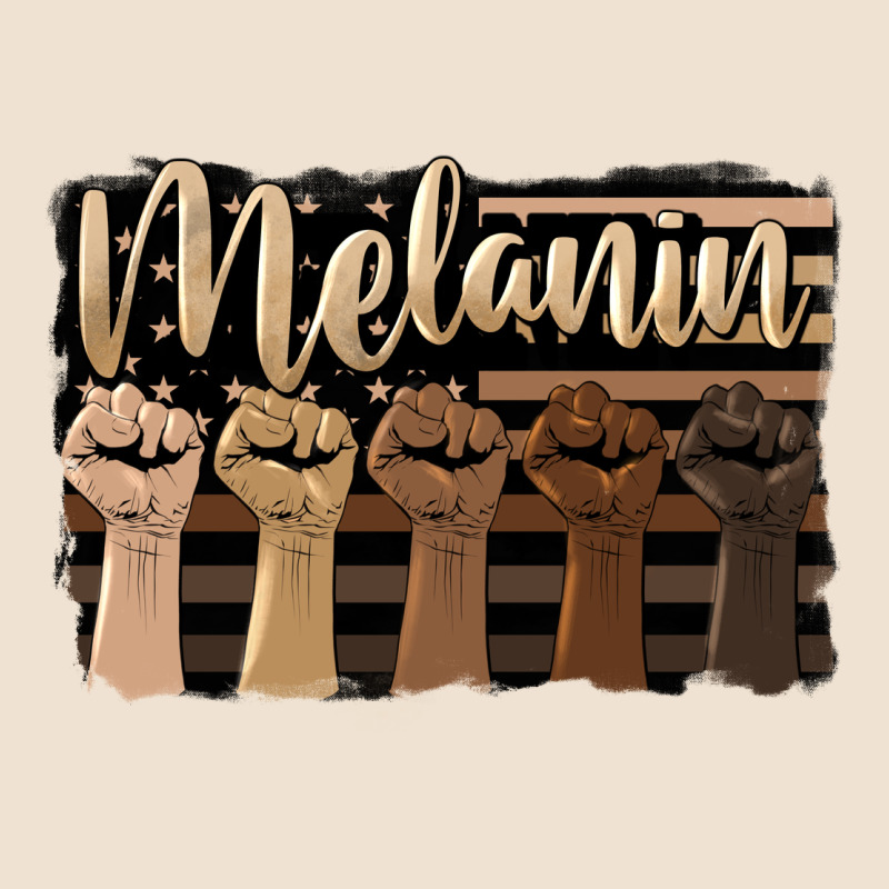 Melanin American Flag Urban Heavy Tee by HRA Design Shop | Teevron