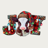 Joy Baby Cow Christmas Zipper Hoodie | Teevron