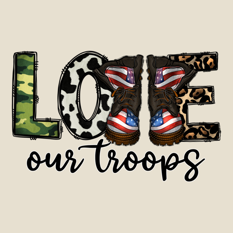 Love Our Troops Urban Heavy Tee by CowhideDigitalArt | Teevron