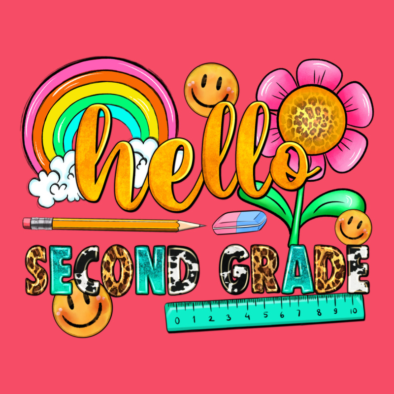 Hello Second Grade Premium Sweatshirt by NancyCooperArtShop | Teevron