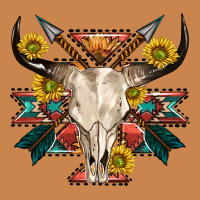 Aztec Western Bull Skull Heavyweight Hoodie | Teevron