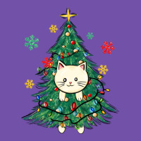 Christmas Tree Cat Premium Sweatshirt | Teevron