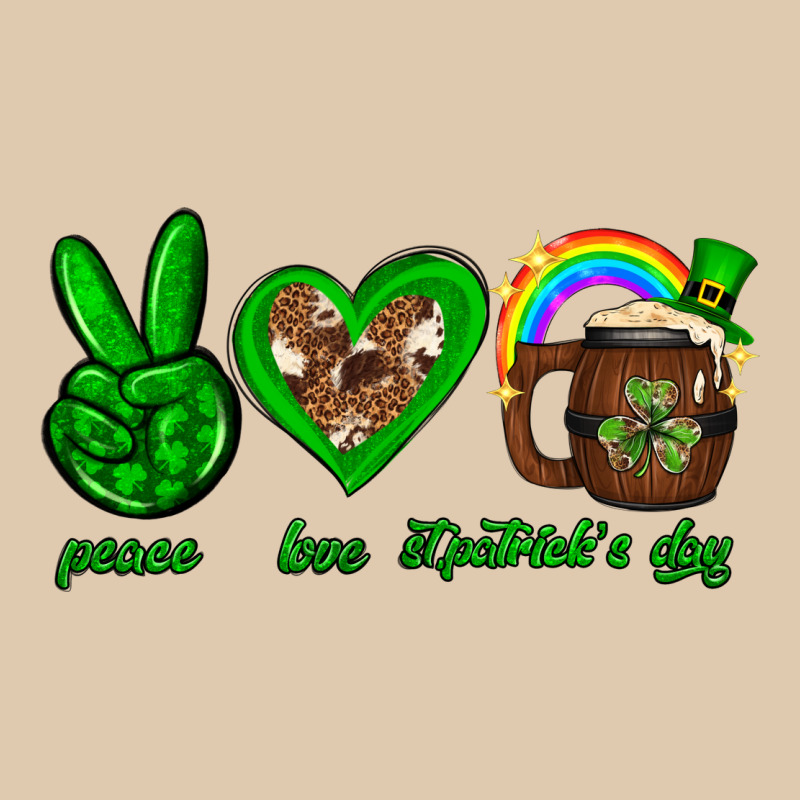 Peace Love Luck St. Patrick's Day Heavyweight Sweatshirt by Neo Western | Teevron