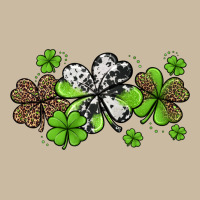 Western Cowhide Leopard Glitter Shamrocks Long Sleeve Tee | Teevron