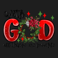 With God All Things Are Possible Heavyweight Hoodie | Teevron
