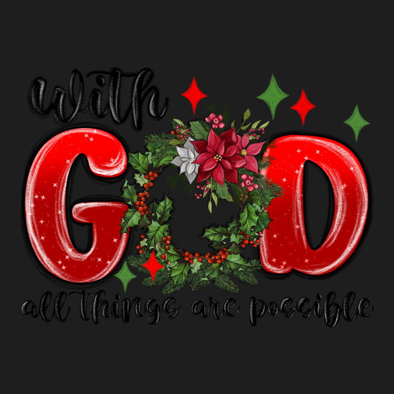 With God All Things Are Possible Heavyweight Hoodie by MaliasSmallBusiness | Teevron