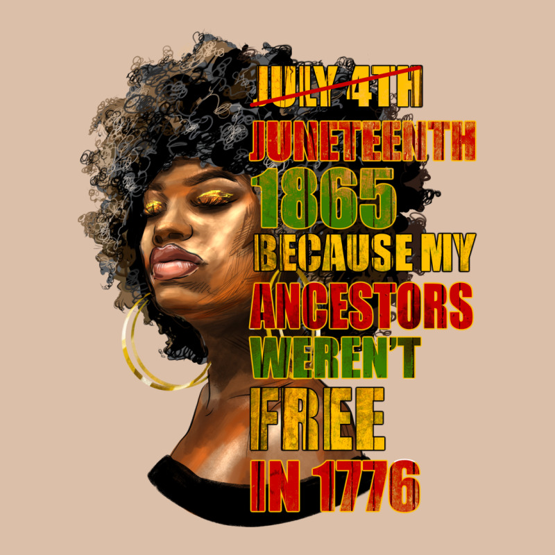 Juneteenth 1885 Because My Ancestors Weren't Free In 1776 Black Woman Urban Heavy Tee by HRA Design Shop | Teevron