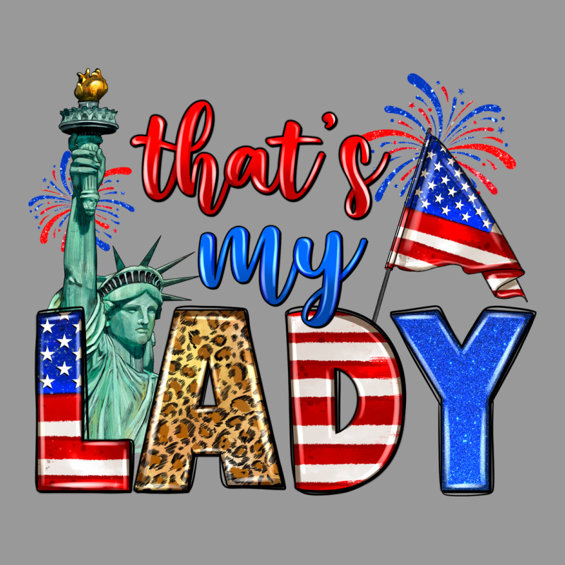 That's My Lady 4th Of July Vintage Hoodie by Zillion Design Studio | Teevron