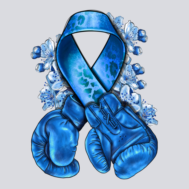 Blueribbon With Boxing Gloves Zipper Hoodie by NancyCooperArtShop | Teevron