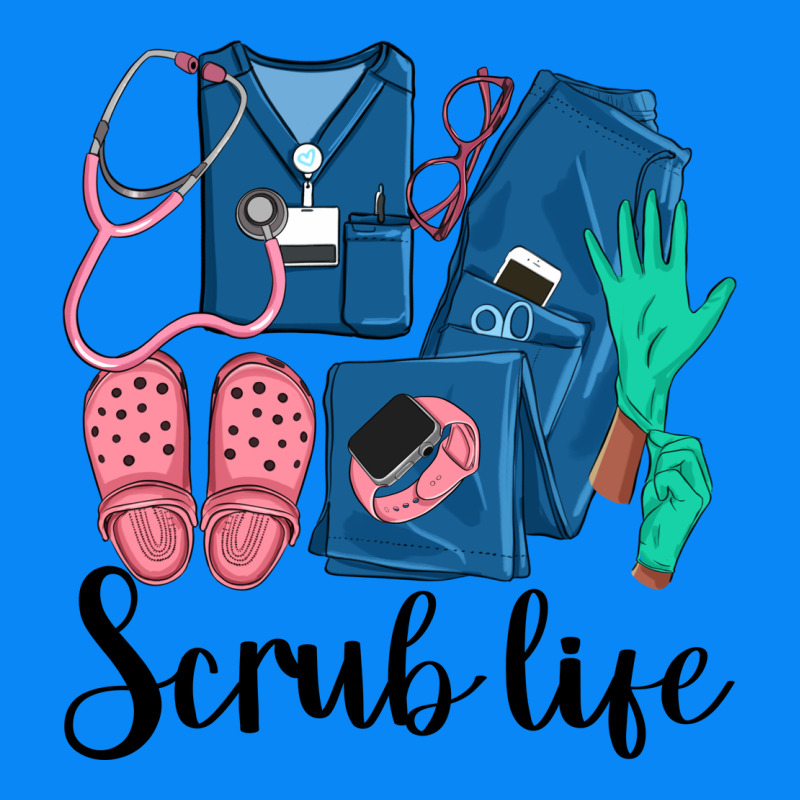 Scrub Life Nurse Zipper Hoodie by LillyAllenDesigns | Teevron