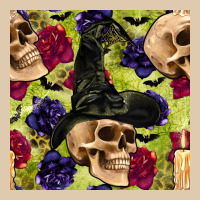 Halloween Witch Skull Seamless Pattern Classic Tee | Teevron