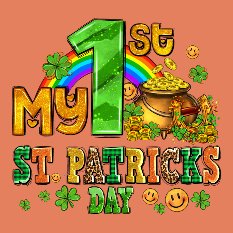 My First St Patricks Day With Coins And Shamrocks Classic Tee by AdoDesignShop | Teevron