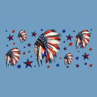 Patriotic Native American Headdress 16oz Libbey Cup Urban Heavy Tee | Teevron