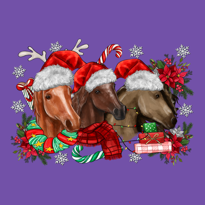 Christmas Horses Premium Sweatshirt by MaliasSmallBusiness | Teevron