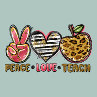 Peace Love Teach Premium Sweatshirt | Teevron