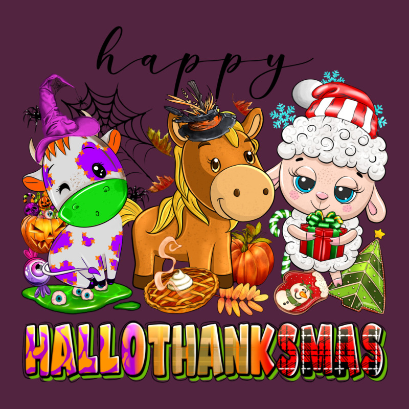 Happy Hallothanksmas Farm Animals Urban Hoodie by texasbilliewilder | Teevron
