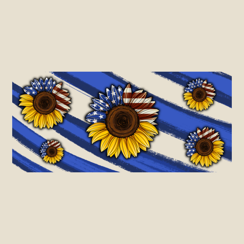 American Flag Sunflowers 16oz Libbey Cup Urban Heavy Tee by HRA Design Shop | Teevron