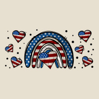 American Flag Rainbow 16oz Libbey Cup Urban Heavy Tee | Teevron