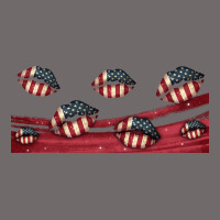 American Flag Lips 16oz Libbey Cup Urban Heavy Tee | Teevron