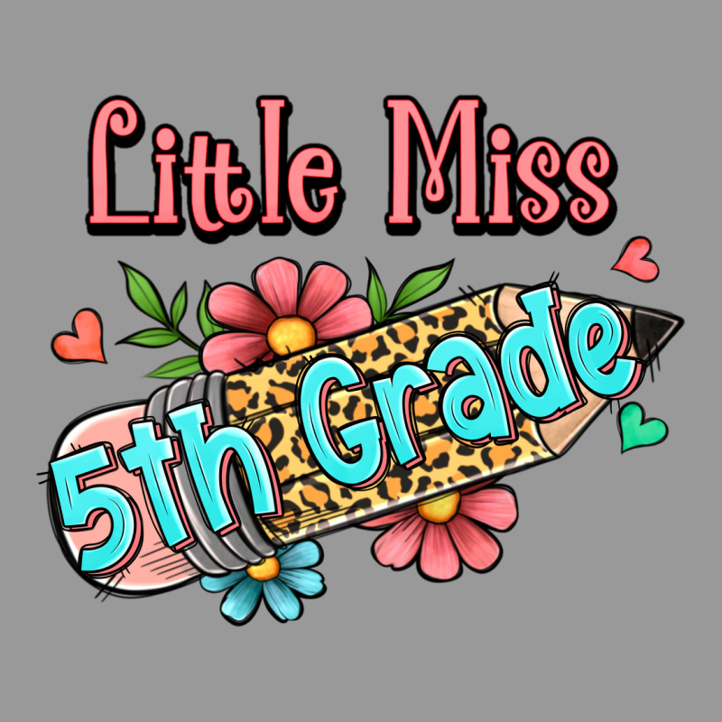 Little Miss Fifth Grade Vintage Hoodie by RanaPortraitStore | Teevron