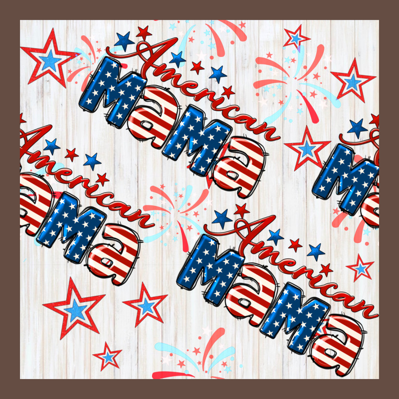 American Mama Seamless Pattern Long Sleeve Tee by BundleAndBundleShop | Teevron