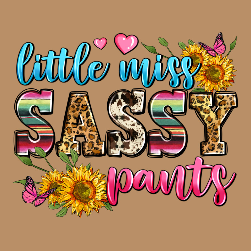 Western Little Miss Sassy Pants Vintage Hoodie by Zillion Design Studio | Teevron