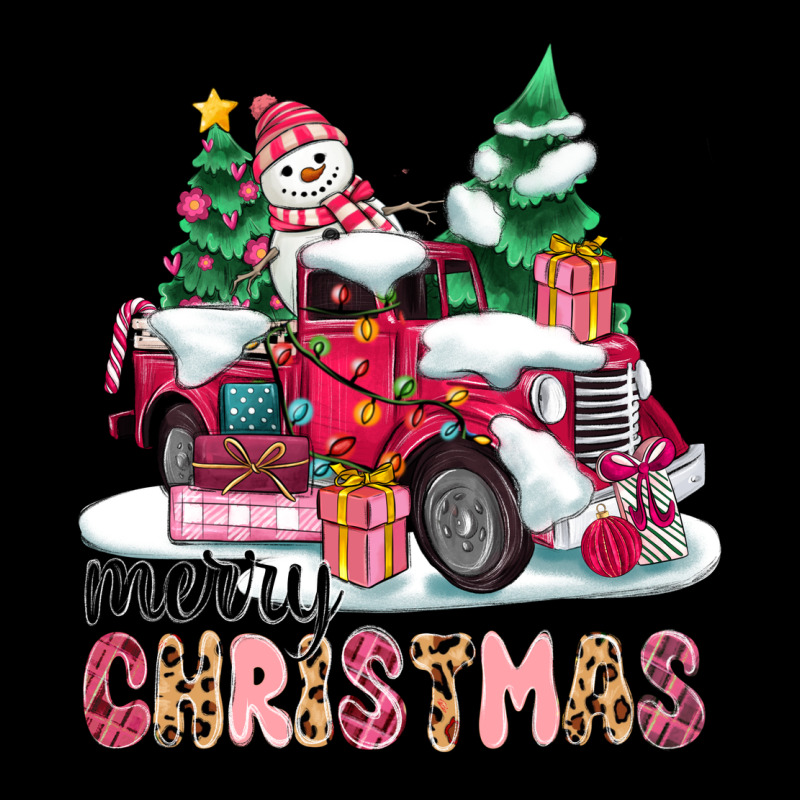 Pink Merry Christmas Premium Sweatshirt by MaliasSmallBusiness | Teevron