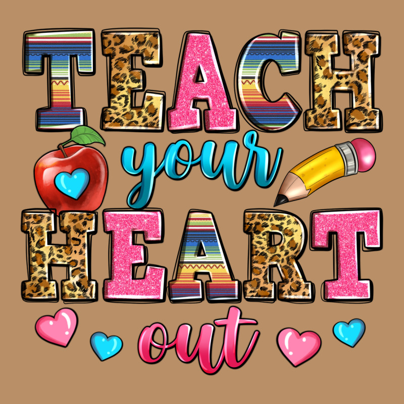 Teach Your Heart Out Vintage Hoodie by Zillion Design Studio | Teevron
