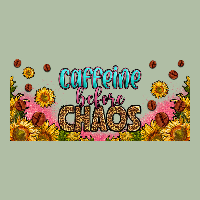 Caffeine Before Chaos 16oz Libbey Cup Urban Heavy Tee by HRA Design Shop | Teevron