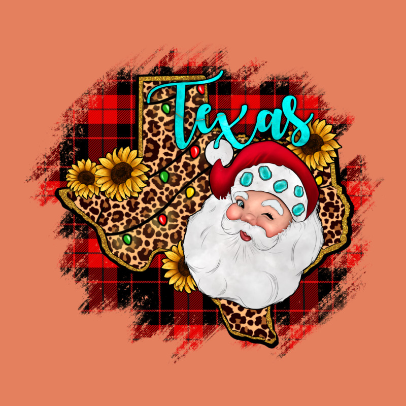 Texas Santa Wood Slice Ornament Classic Tee by JahusDesignShop | Teevron
