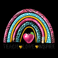 Rainbow Teach Love Inspire Premium Sweatshirt | Teevron