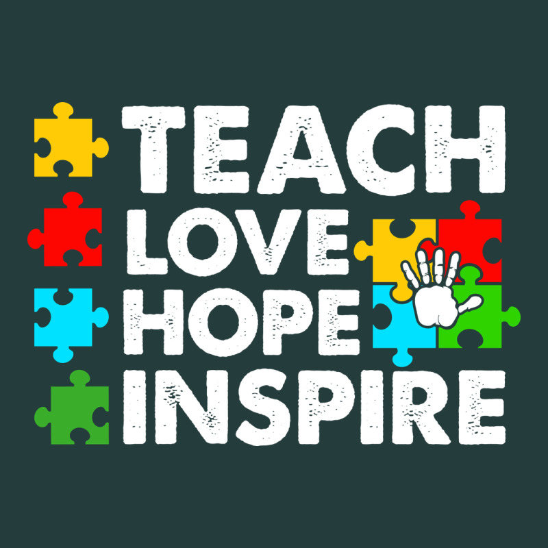 Teach Love Hope Inspire Classic Tee by CowhideDigitalArt | Teevron