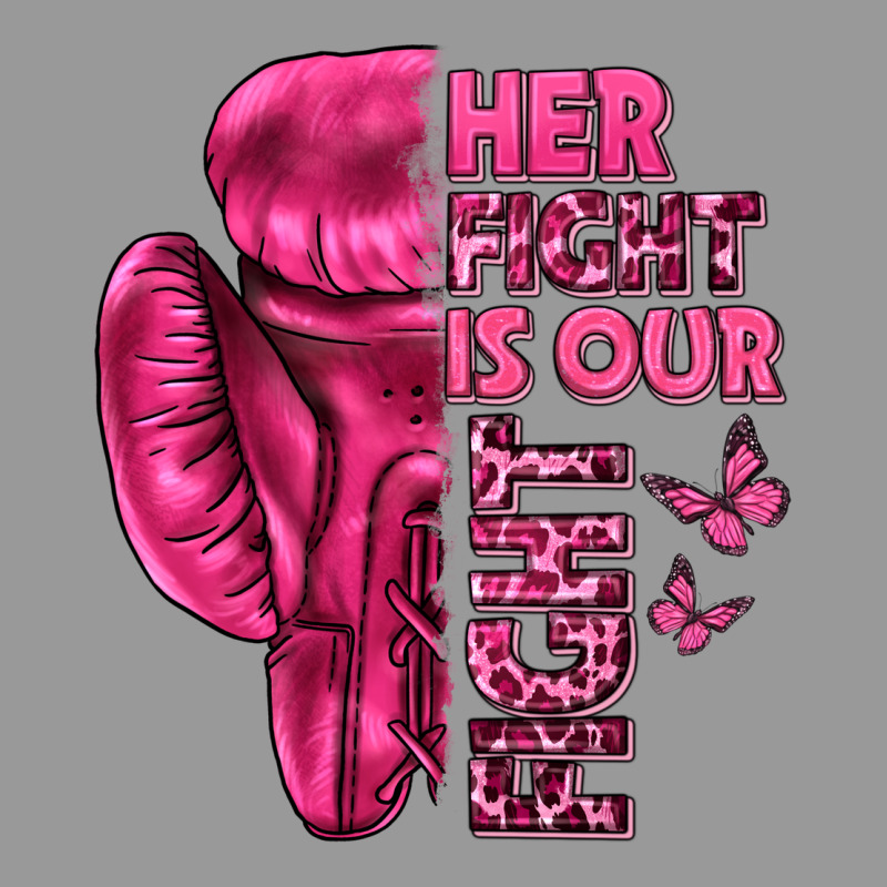 Her Fight Is Our Fight Cancer Vintage Hoodie by texasbilliewilder | Teevron