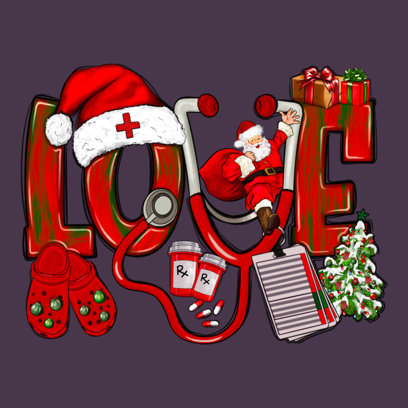 Christmas Love Nurse Heavyweight Hoodie by NancyCooperArtShop | Teevron