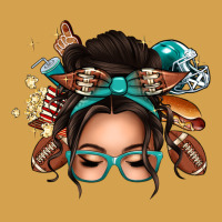 American Football Messy Bun Urban Hoodie | Teevron