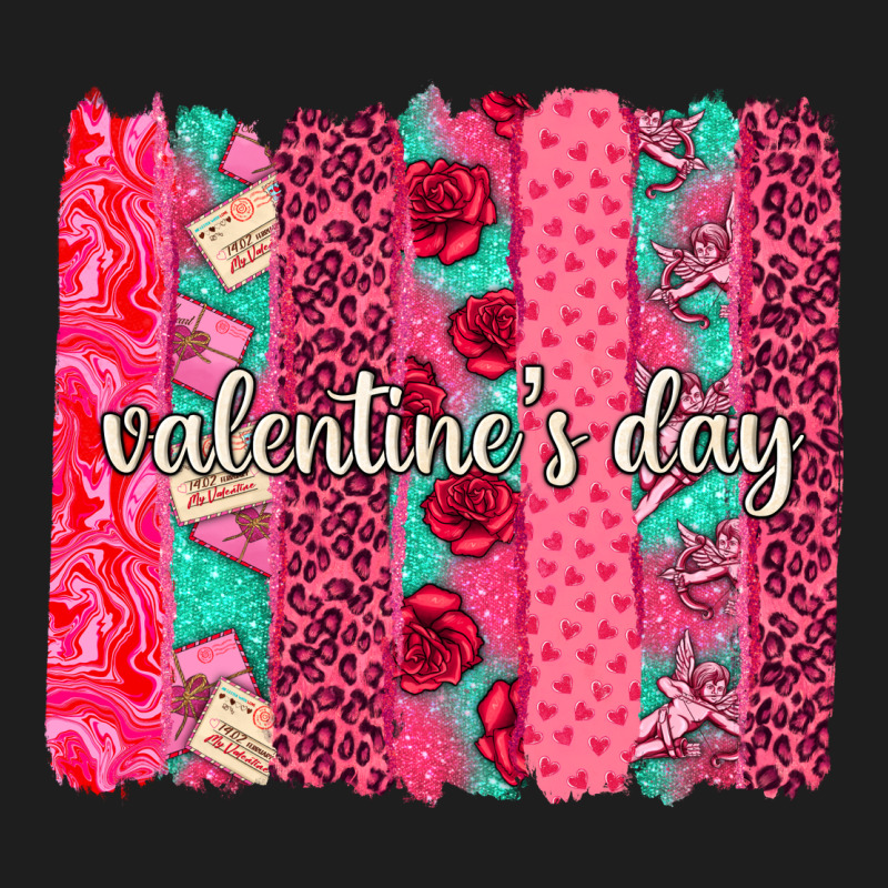 Valentines Day Brushstroke Background Brushstroke Heavyweight Hoodie by NancyCooperArtShop | Teevron
