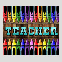 Teacher Crayons Zipper Hoodie | Teevron