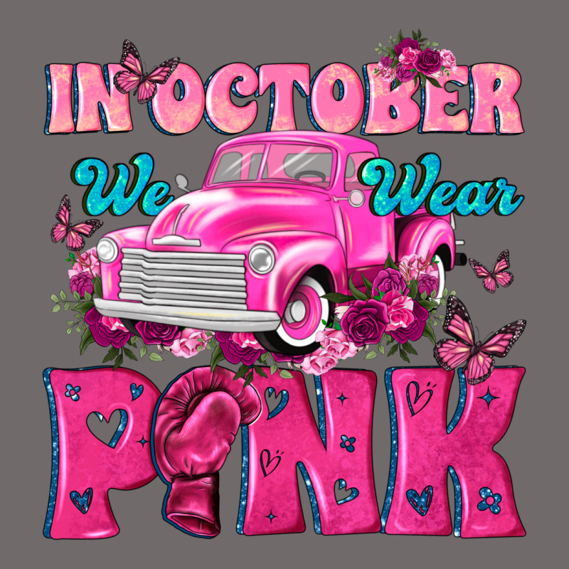 In October We Wear Pink Truck Urban Hoodie by texasbilliewilder | Teevron