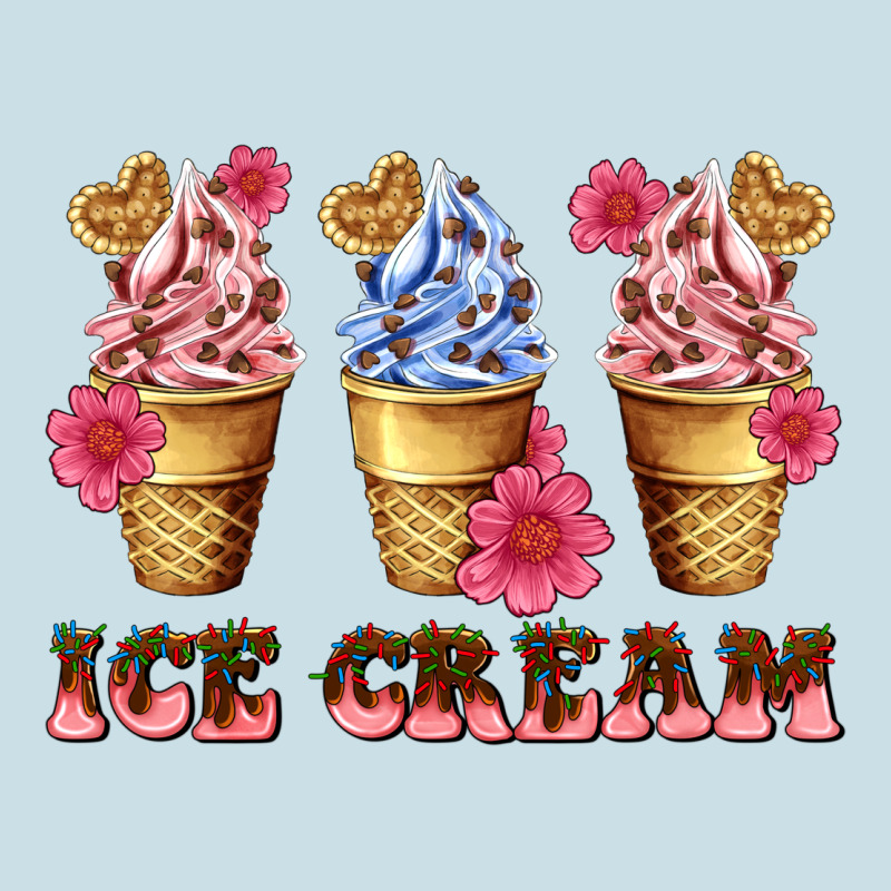 Floral Ice Cream Ladies Tee by AdoDesignShop | Teevron