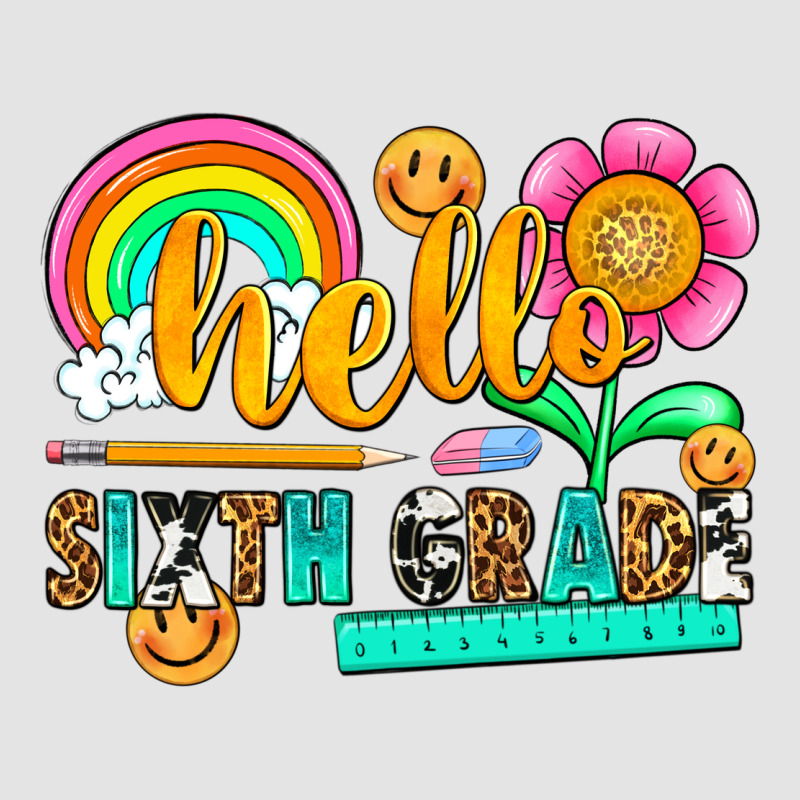 Hello Sixth Grade Premium Sweatshirt by NancyCooperArtShop | Teevron