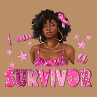I Am A Survivor Breast Cancer With Afro Woman Vintage Hoodie | Teevron