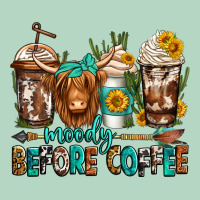 Moody Before Coffee Longhaired Cow Coffee Classic Tee | Teevron