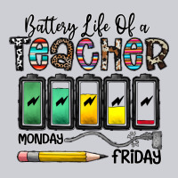 Battery Life Of A Teacher Monday Friday Heavyweight Sweatshirt | Teevron
