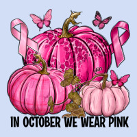 In October We Wear Pink With Pumpkin Urban Hoodie | Teevron