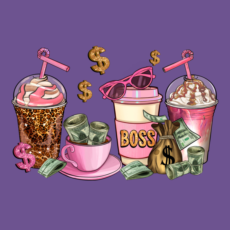 Boss Lady Coffee Cups Vintage Tee by AdoDesignShop | Teevron
