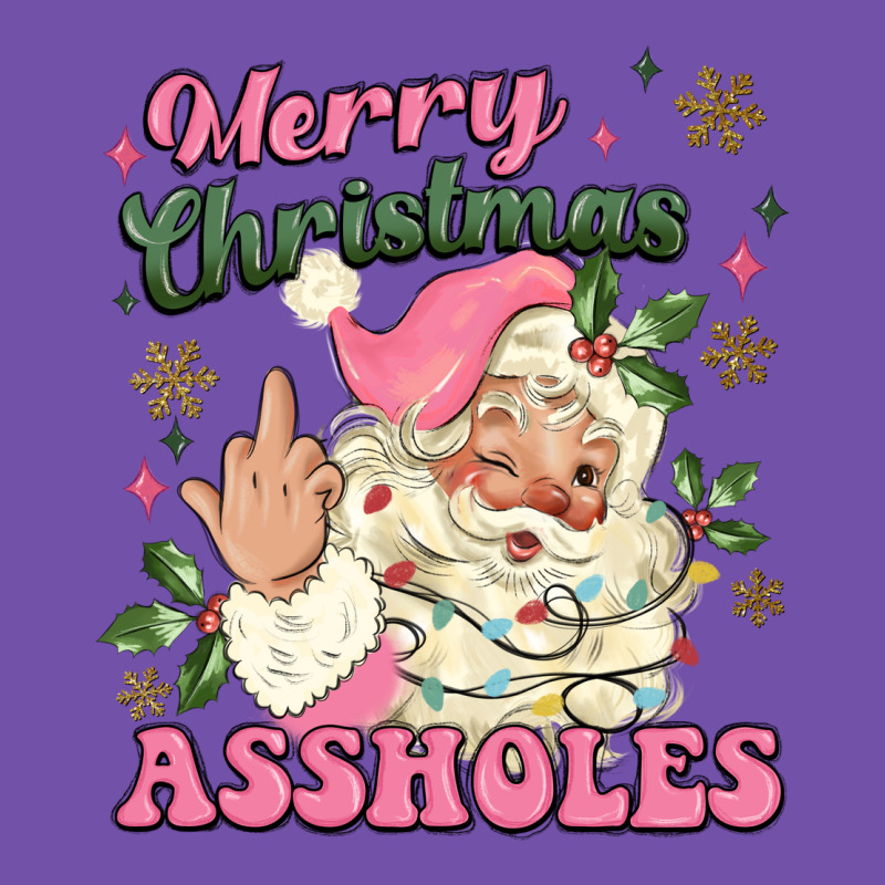 Merry Christmas Assholes Premium Sweatshirt by MaliasSmallBusiness | Teevron