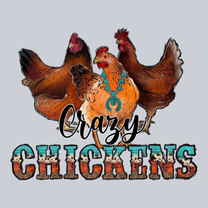 Crazychickens Heavyweight Sweatshirt by CowhideDigitalArt | Teevron