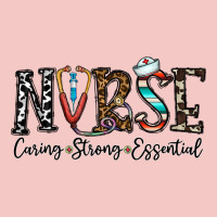 Nurse Caring Strong Essential Urban Heavy Tee | Teevron