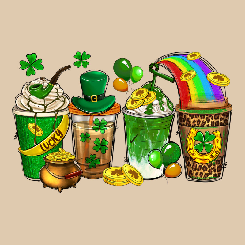 St. Patricks Day Coffee Drinks Heavyweight Sweatshirt by Neo Western | Teevron